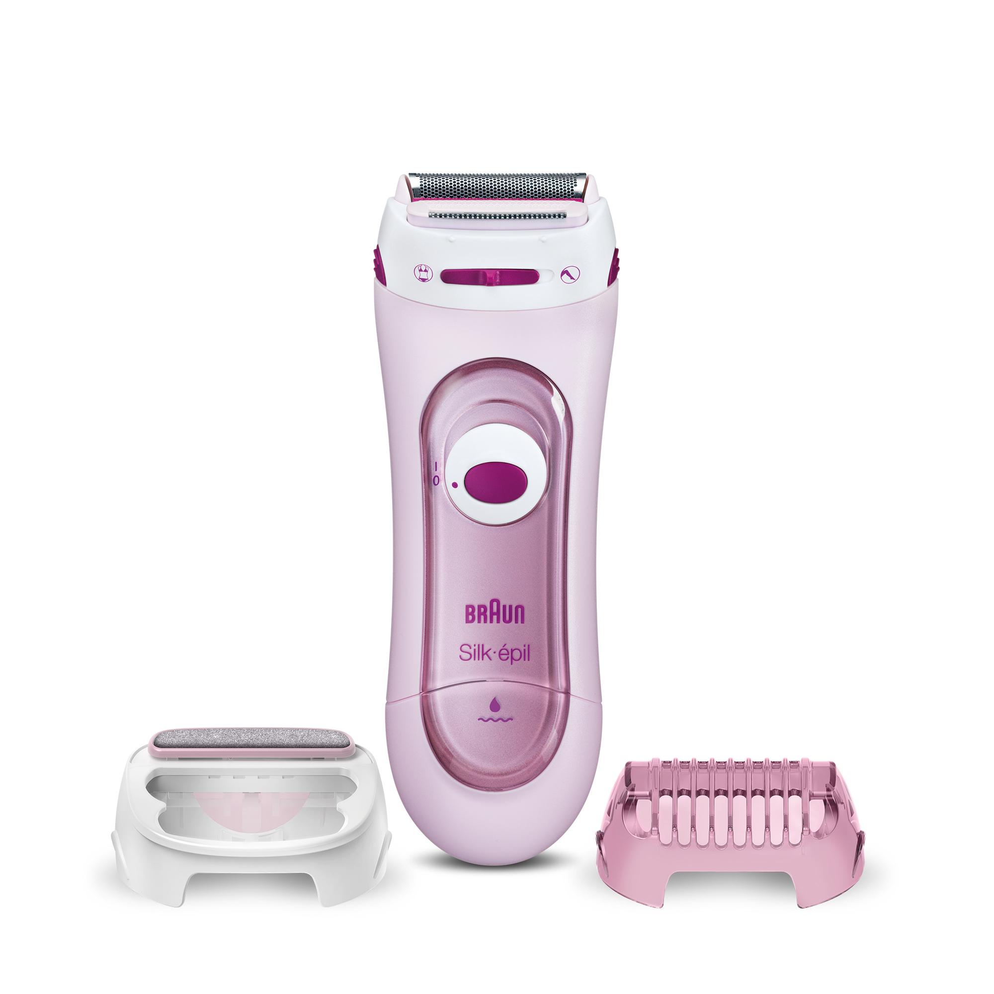 Braun Silk&Soft LS 5360 - Ladyshaver - Rosa Nutzung. trocken TrimmerAugenbraueKrperBikinii Farbe Rosa Im Lieferumfang entha