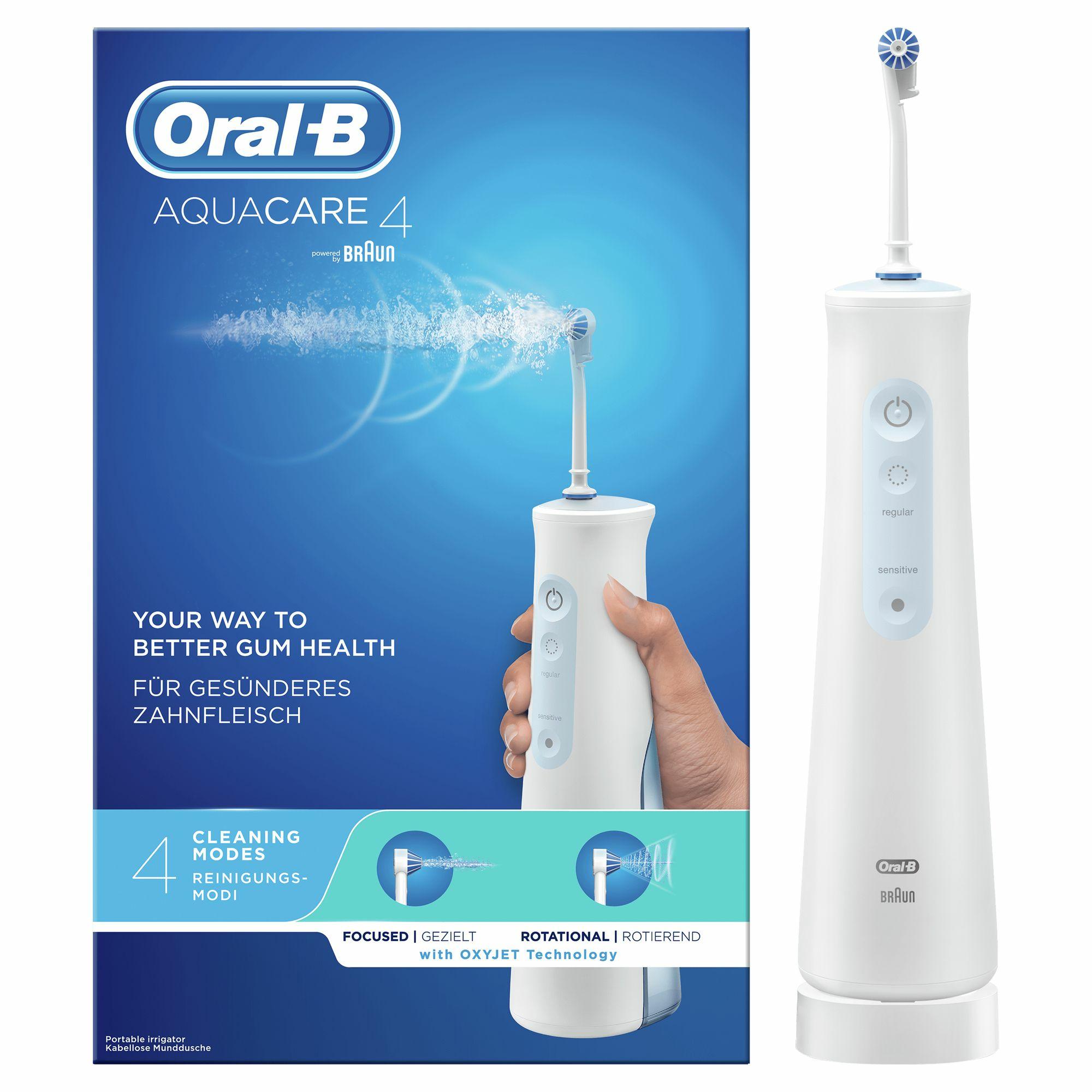 Braun oral-B Aquacare 4 doccia orale wireless con tecnologia Oxyjet