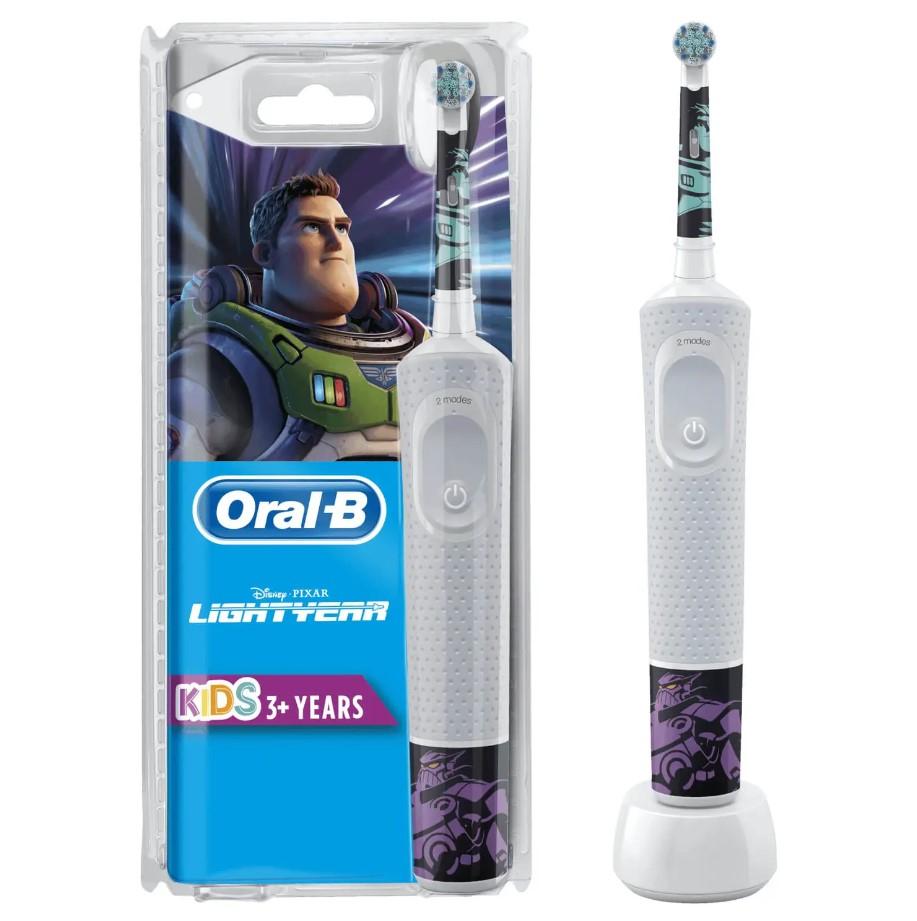 Oral-B 4210201434559 spazzolino elettrico Bambino Spazzolino rotante Multicolore, Bianco