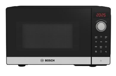 Bosch Serie 2 FEL023MS2 forno a microonde Nero Acciaio inox Solo microonde Superficie piana 20 L 800 W (Bosch Serie 2 FEL023MS