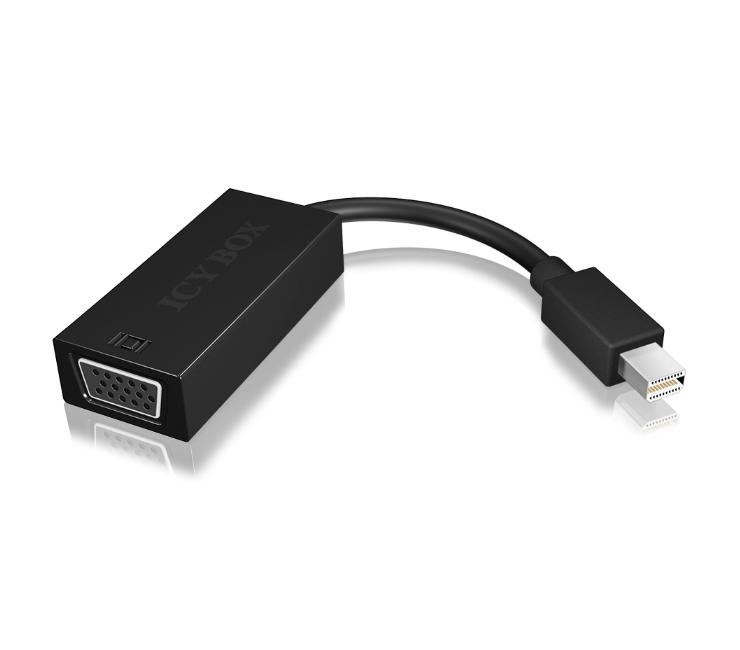 Wandelt Mini DisplayPort (Input) zu VGA (Output) Unterstzt VESA & CEA Timing Standard bis UXGA und 1920x1200 60Hz Untersttzt