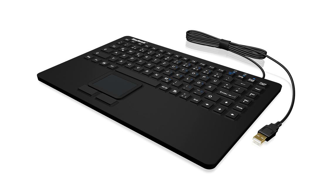 KeySonic KSK-5230IN tastiera USB QWERTZ Svizzere Nero