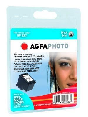 INK CARTRIDGE AGFA PHOTO BLACK APHP337B H.PACKARD C9364EE 24m