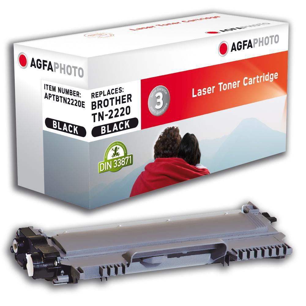 AgfaPhoto APTBTN2220E cartuccia toner 1 pz Nero (Toner BK rpl TN-2220 - Black Pages 2.600 - Warranty 36M)