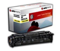 AgfaPhoto APTHP412AE cartuccia toner 1 pz Giallo (Toner Yellow, rpl. CE412A - Pages 3.850 - Warranty: 36M)