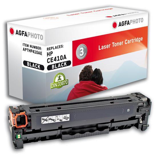 AgfaPhoto APTHP410AE cartuccia toner 1 pz Nero (Toner black rpl CE410A - Pages 2200 - Warranty 36M)