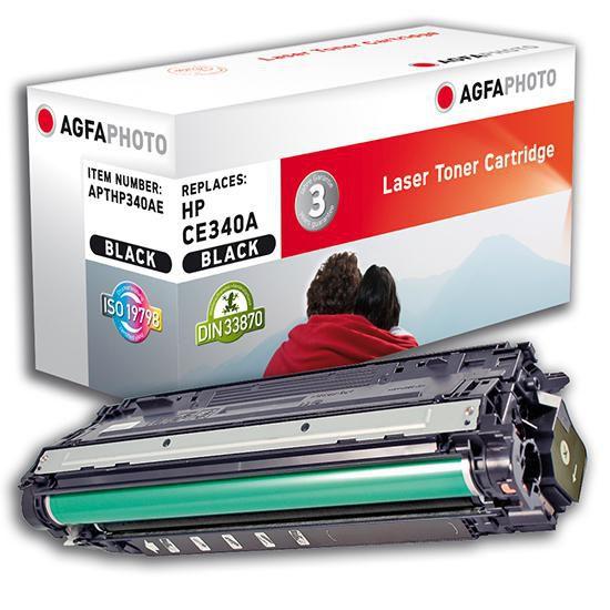 AgfaPhoto CE340A cartuccia toner 1 pz Nero (Toner Black, rpl CE340A / 651A - Pages 13.500 - Warranty: 36M)