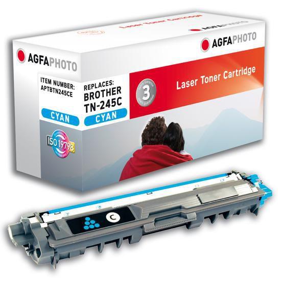 AgfaPhoto APTBTN245CE cartuccia toner 1 pz Ciano (Toner Cyan TN 245C - Pages 2.200 52 g. - Warranty 36M)