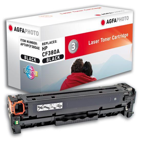 AgfaPhoto APTHPCF380AE cartuccia toner 1 pz Nero (Toner black - Pages 2.400 - Replaces CF380A - Warranty: 36M)