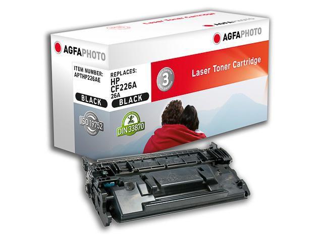 AgfaPhoto APTHP226AE cartuccia toner 1 pz Nero (Toner Black - Pages 3.100 - Replaces CF226A - Warranty: 36M)