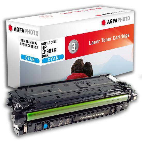 AgfaPhoto APTHPCF361XE cartuccia toner 1 pz Ciano (Toner Cyan - Pages 9500 - Warranty: 12M)