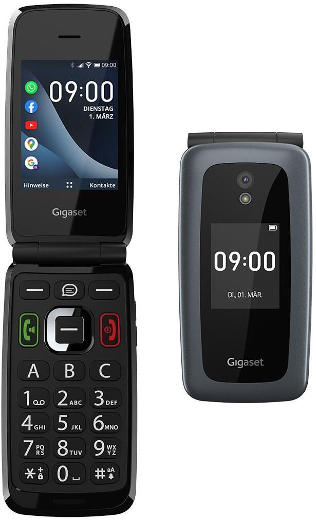 Gigaset gl7 con ciotola di ricarica (titanio argento, 4 GB)