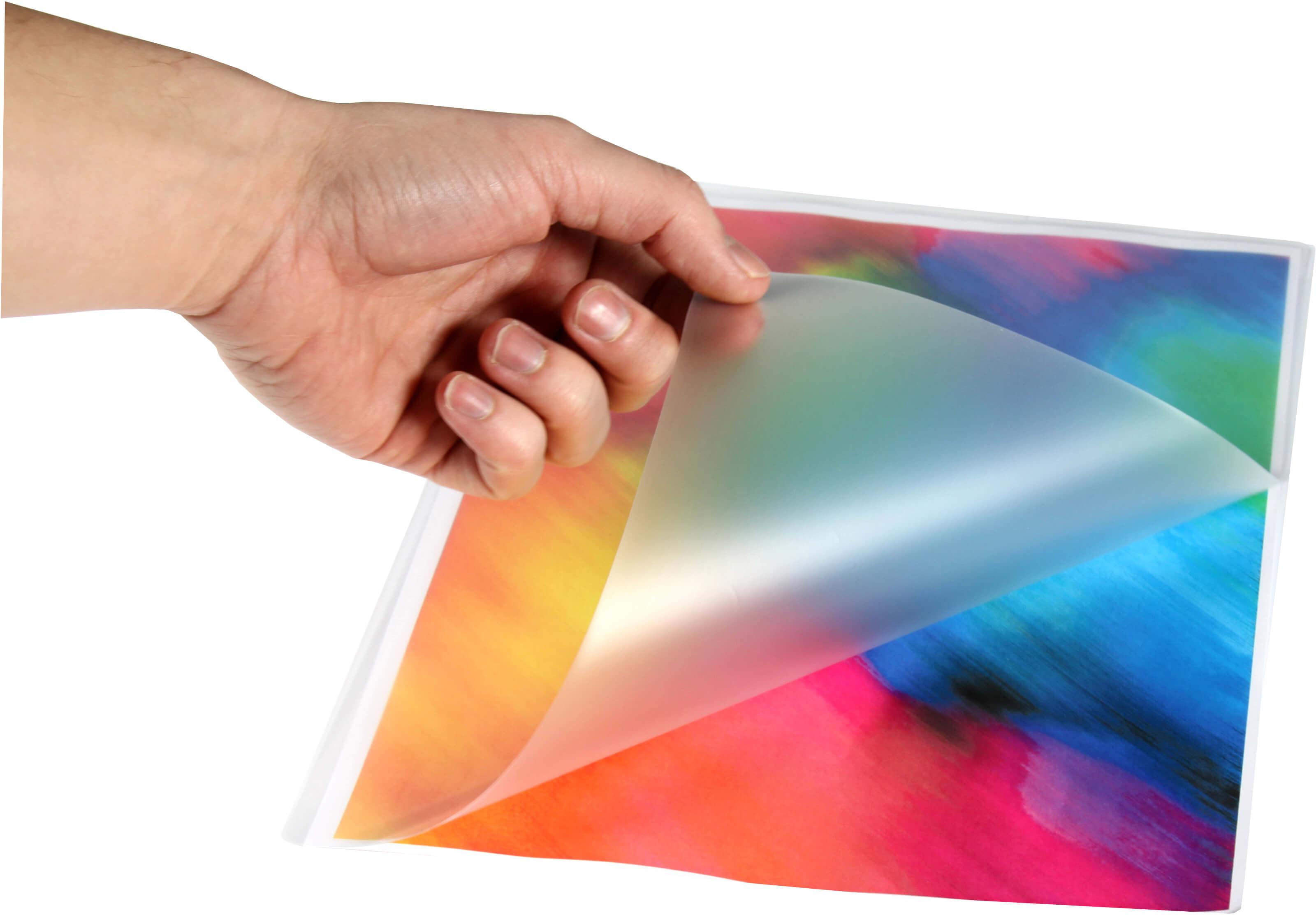 Film laminati A4 (216 x 303 mm), 2 x 250 microfono, lucidi, fogli ad alta velocità (100 pezzi)