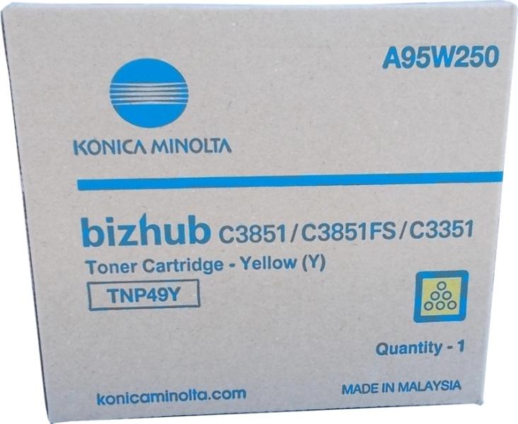 Cartuccia toner Konica Minolta TNP49 - TNP49Y/A95W250