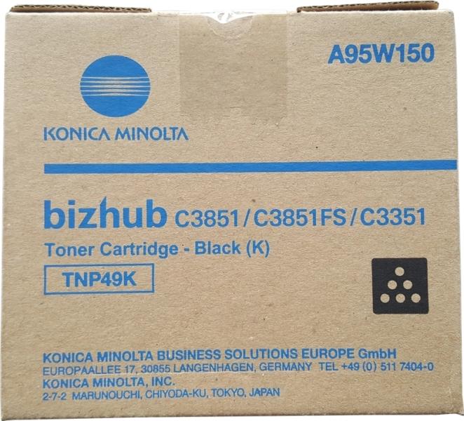 Cartuccia toner nero originale KONICA MINOLTA TNP49 - TNP49K/A95W150