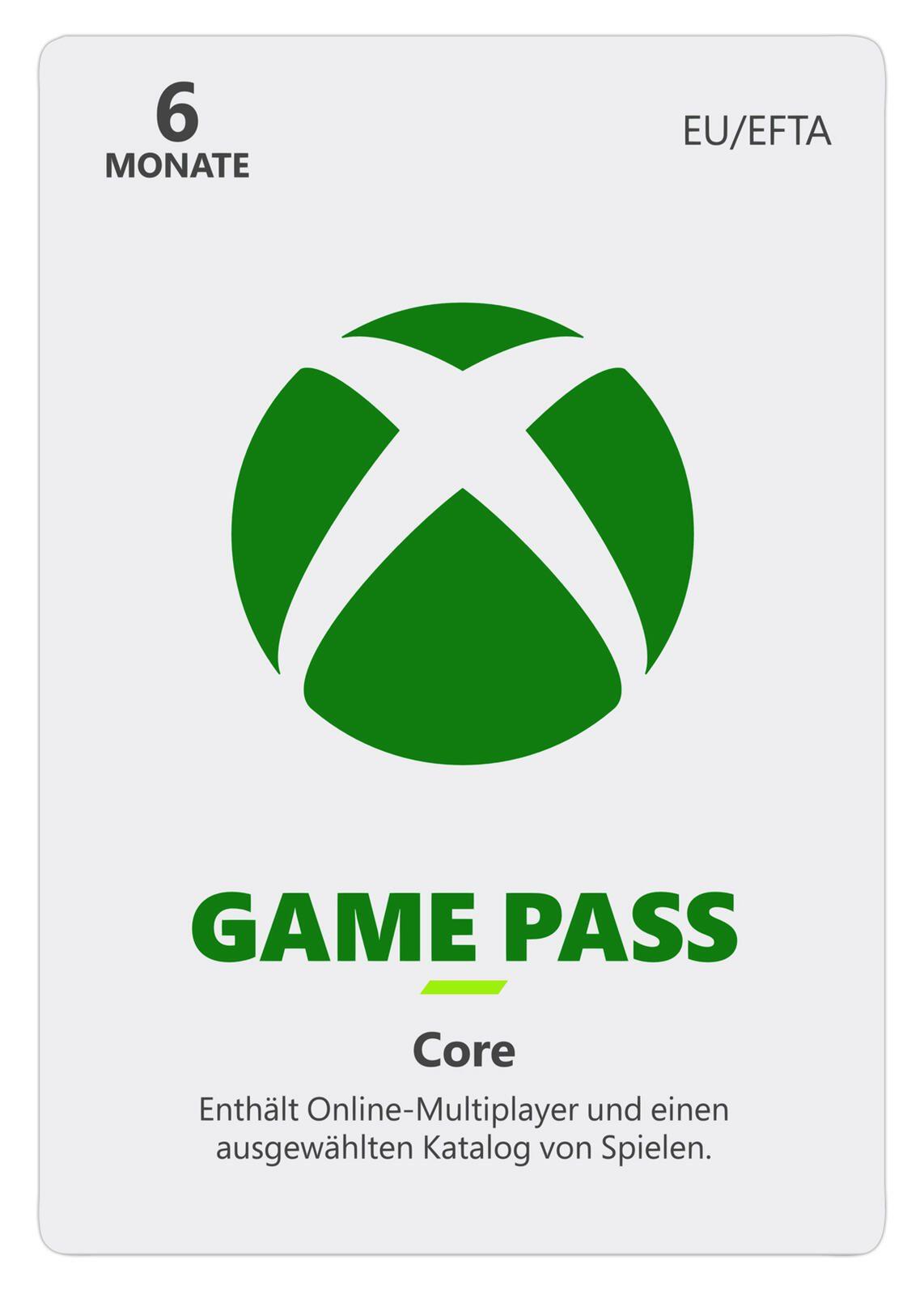 Download ESD per 6 mesi di Microsoft Xbox Game Pass Core