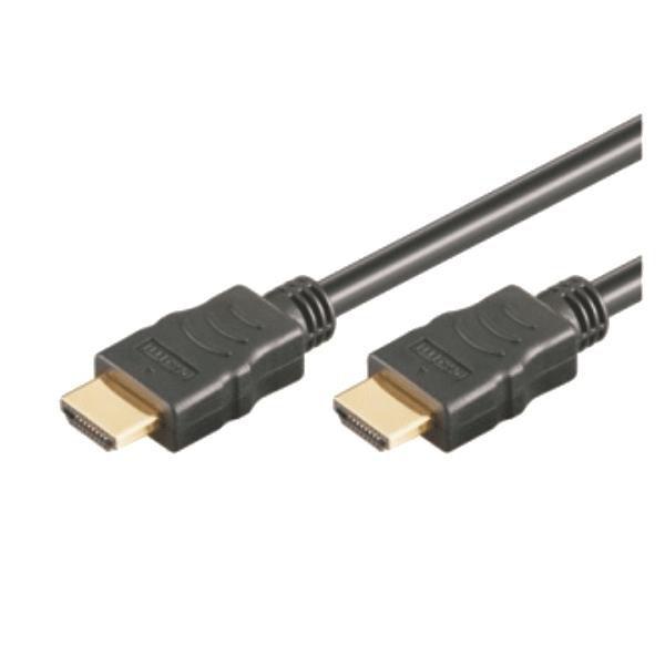 M-Cab 7003020 cavo HDMI 2 m HDMI tipo A [Standard] Nero (HDMI CABLE 4K30HZ 2M BLACK - UHD 3D 2160P HI-SPEED W/E)