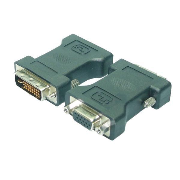 M-Cab D-SUB/DVI-I Nero (DVI TO VGA ADAPTER - M/F - DUAL LINK 24+5 TO 15P)