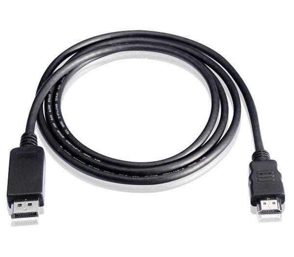 M-Cab 7003609 cavo e adattatore video 3 m DisplayPort HDMI Nero (DP 1.2 TO HDMI CABLE 3M BLACK - M/M GOLD 4K30HZ)