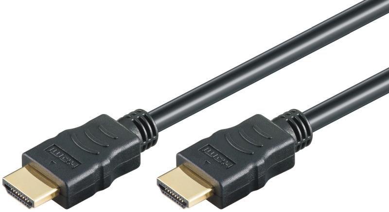 M-Cab 7003049 cavo HDMI 10 m HDMI tipo A [Standard] Nero (HDMI CABLE 4K30HZ 10M BLACK - UHD 3D 2160P HI-SPEED W/E)