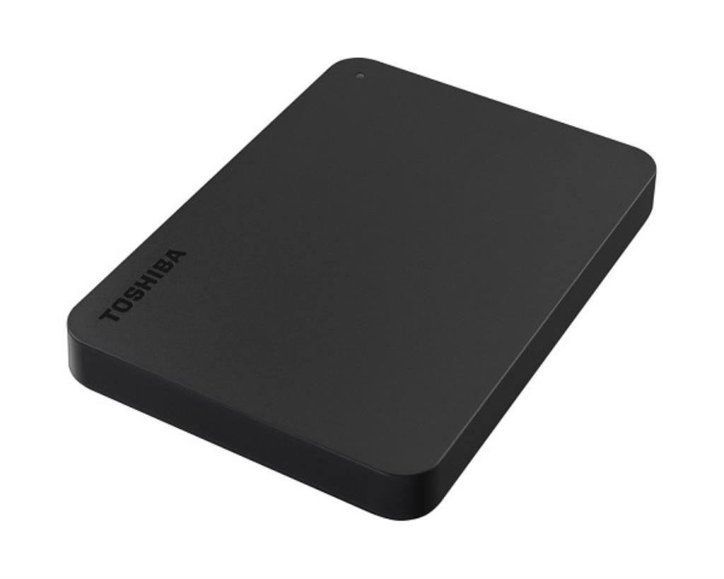 HDD portatile esterno 2,5" 1TB - USB3.0 - Toshiba Canvio Basics New - Finitura opaca colore nero