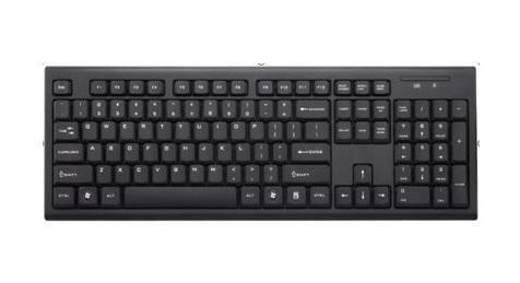 Tastiera MediaRange QWERTZ DE/AT wireless nera