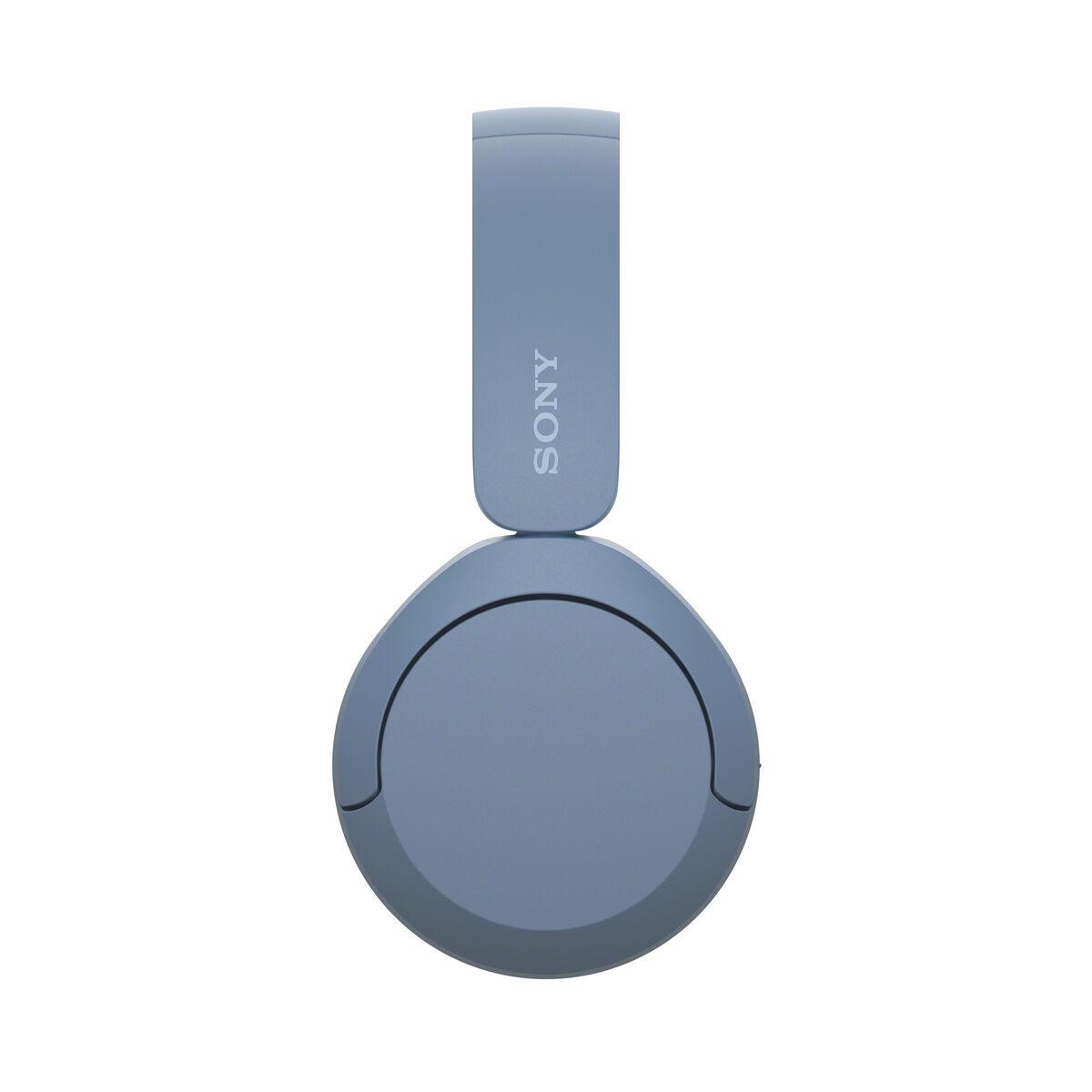 Sony Cuffie Bluetooth wireless WH-CH520 - Durata della batteria fino a 50 ore con ricarica rapida, stile on-ear - Blu (Over Ear