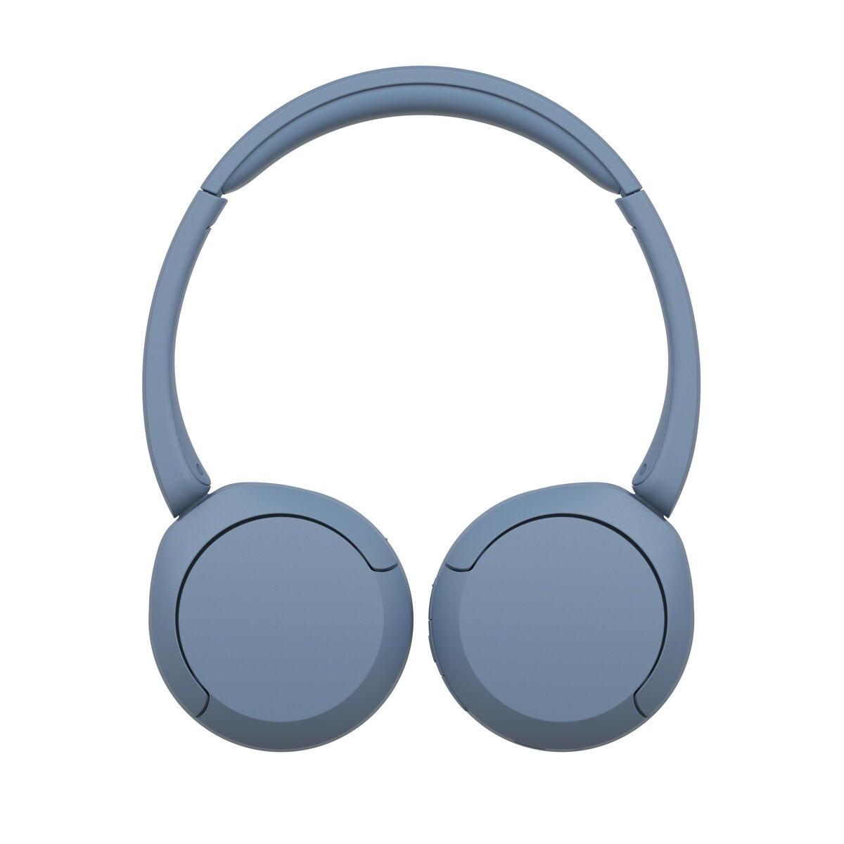 Sony Cuffie Bluetooth wireless WH-CH520 - Durata della batteria fino a 50 ore con ricarica rapida, stile on-ear - Blu (Over Ear