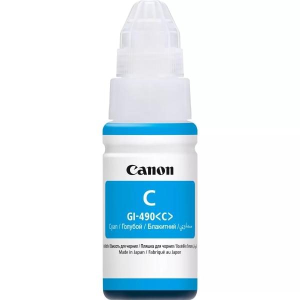 INCHIOSTRO ORIGINALE CANON 0664C001 / GI-490 C - CIANO - 70ML