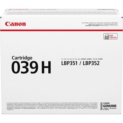 Canon CRG-039 H cartuccia toner 1 pz Originale Nero (CANON CRG039H BLACK TONER LBP351X LBP352X)