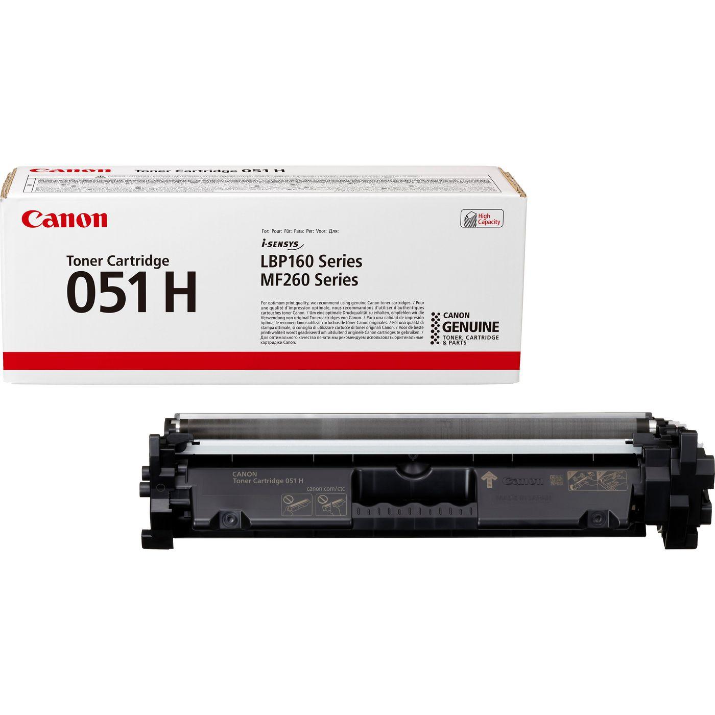 TONER CANON 051 H Nero 4100PP x LBP162dw MF262dw MF264dw MF267dw MF269dw 2169C002