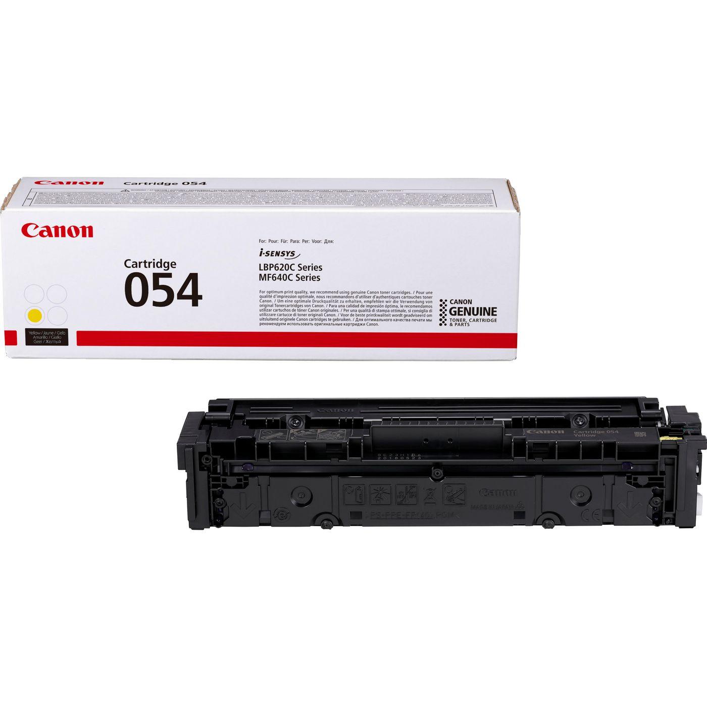 TONER CANON 054 Y Giallo 1200PP x MF645Cx MF643Cdw MF641Cw LBP623Cdw LBP621Cw