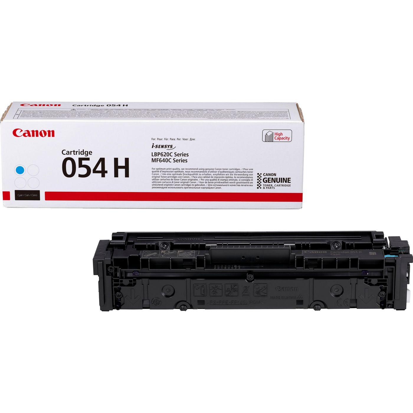 TONER CANON 054H C Ciano 2300PP x MF645Cx MF643Cdw MF641Cw LBP623Cdw LBP621Cw