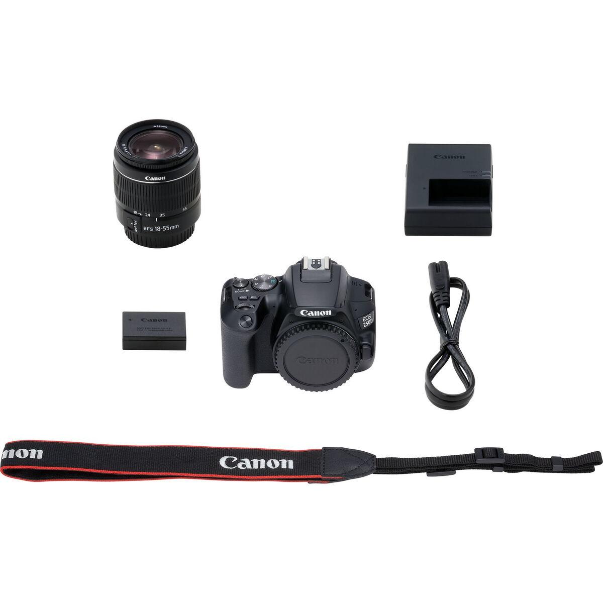 CANON D.CAMERA EOS 250D BK 18-55 EU26