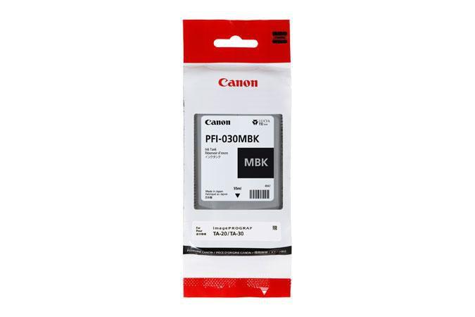 CANON SERBATOIO INCH. NERO MATT PFI-030MBK SINGOLO (55ml) 3488C001 x TA-20 TA-30 TM-240 TM-340