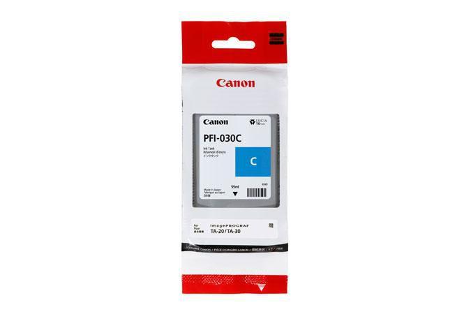 CANON SERBATOIO INCH. CIANO PFI-030C SINGOLO (55ml) 3490C001 x TA-20 TA-30 TM-240 TM-340