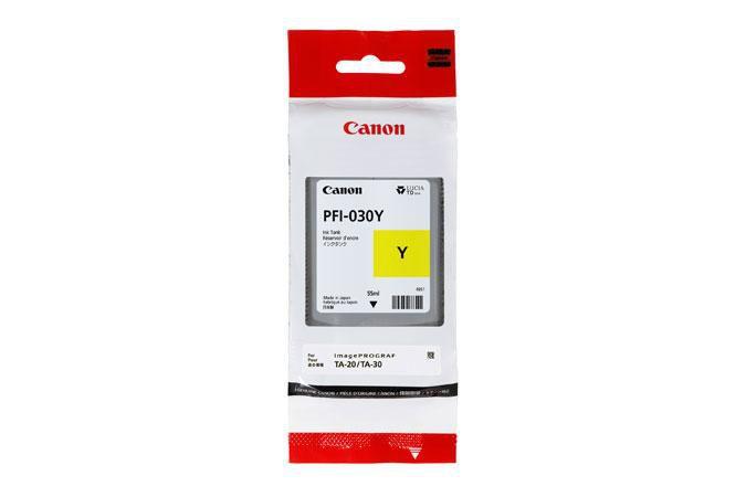 CANON SERBATOIO INCH. GIALLO PFI-030Y SINGOLO (55ml) 3492C001 x TA-20 TA-30 TM-240 TM-340