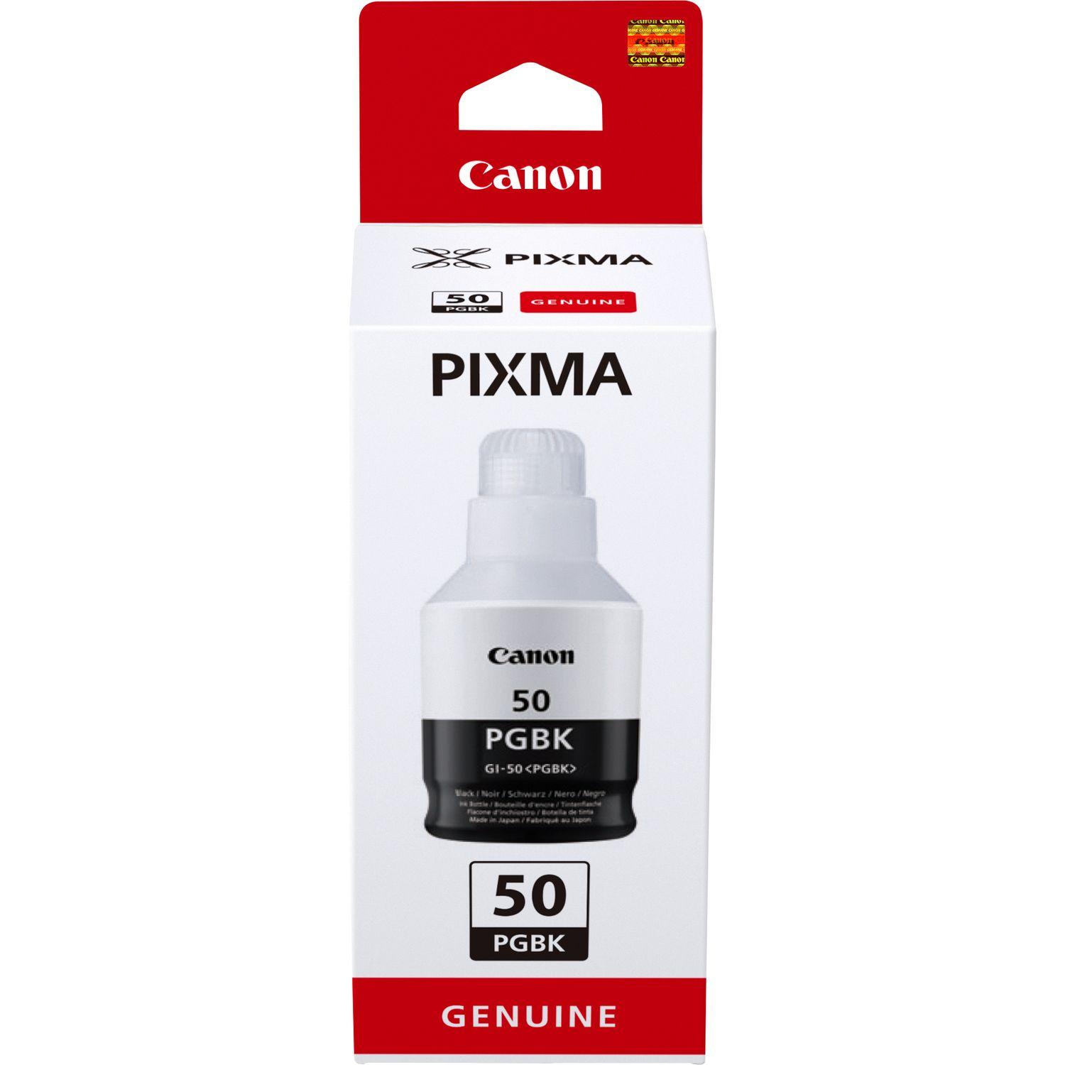 INK CANON GI-50 PGBK NERO Flacone da 170ml Capacità 6.000PP x PIXMA G6050 G5050 GM2050 G7050 GM4050