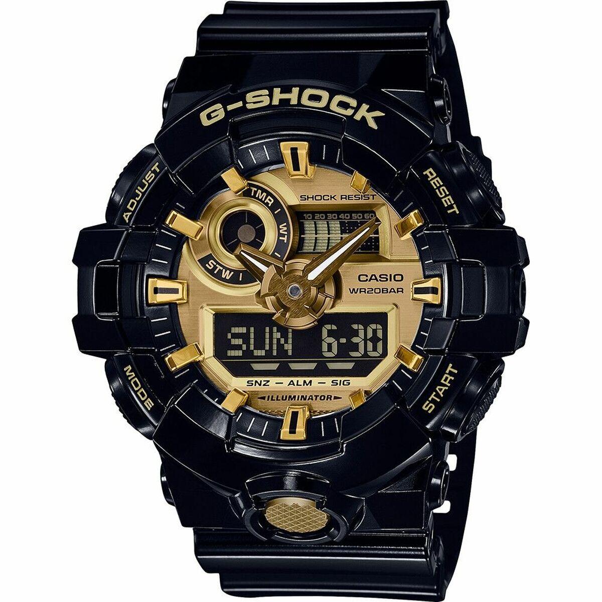 Orologio Uomo Casio G-Shock GA-710 49 mm Nero Oro