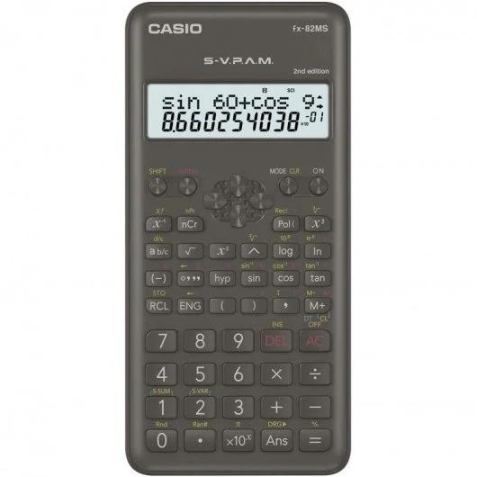 Calcolatrice Scientifica Casio FX-82MS 2a Ed. - Schermo LCD a 2 Righe - 240 Funzioni Integrate - 8 Memorie Variabili - Calcolo