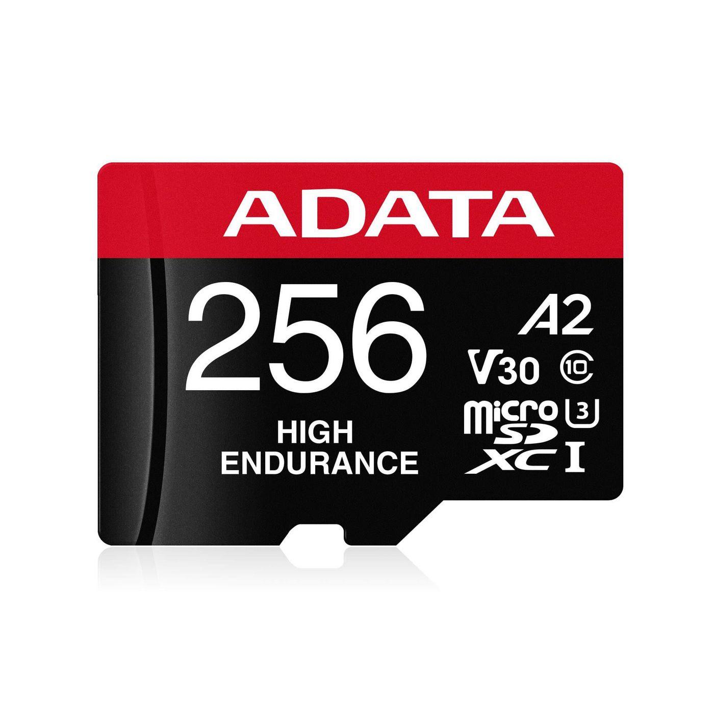 MICROSD ADATA 256GB CL10 UHS-I U3 V30S 100/80MBPS + ADAPTADOR SD