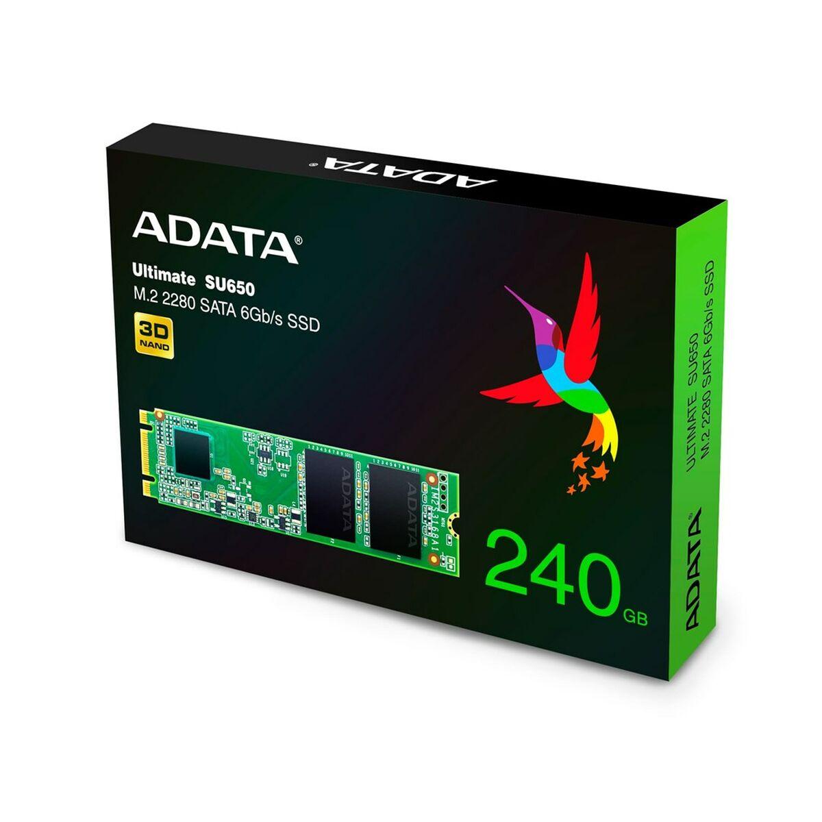 ADATA Ultimate SU650 M.2 240 GB Serial ATA III 3D TLC (ADATA 240GB Ultimate SU650 M.2 SATA SSD M.2 2280 SATA3 3D NAND R/W 550/5