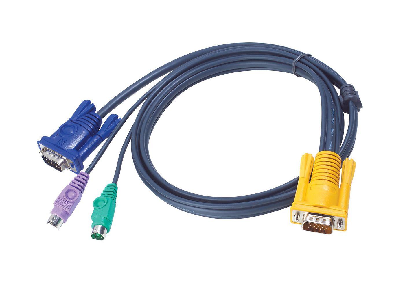 Typ KVM-Kabel Monitor VGA Tastatur/Maus PS/2 Audio N/A Kompatibilitt ACS1208A ACS1216A CE250A CE252 CE350 CE370 CL1000 CL10