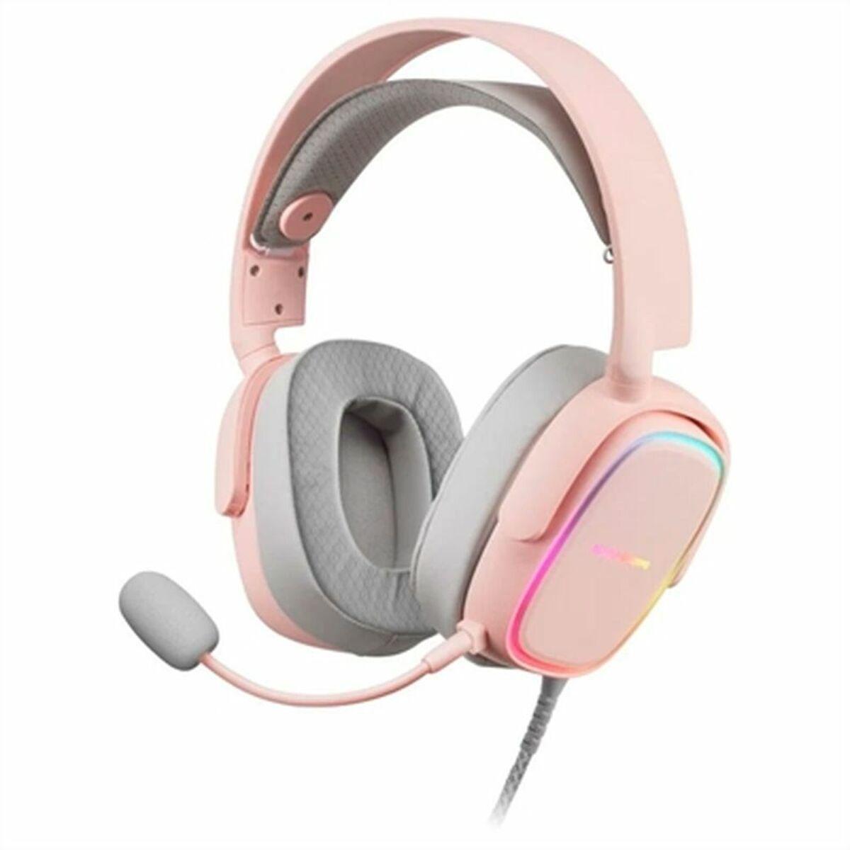 CASQUE MICRO GAMER MARS GAMING MHAX RGB (ROSE)