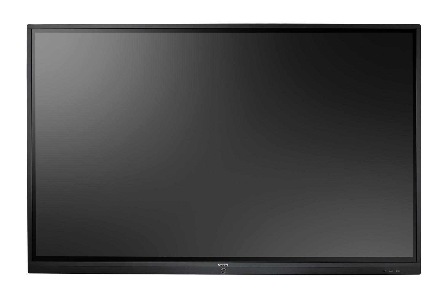 AG Neovo IFP-7502 Pannello piatto interattivo 1892 cm 74.5 LCD Wi-Fi 350 cd/m 4K Ultra HD Nero Touch screen Processore integrat