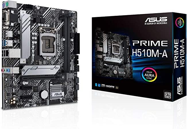 ASUS PRIME H510M-A Intel H510 LGA 1200 Socket H5 micro ATX (ASUS MB PRIME H510M-A - bundkort - mic)