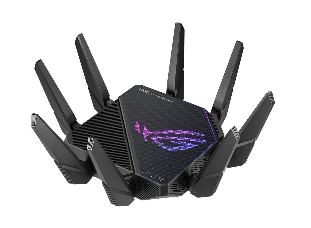 ASUS ROG Rapture GT-AX11000 Pro router wireless Gigabit Ethernet Banda tripla (2.4 GHz/5 GHz/5 GHz) Nero