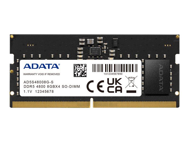 DDR5 8GB 4800 MHZ SO-DIMM ADATA CL40 1,1V