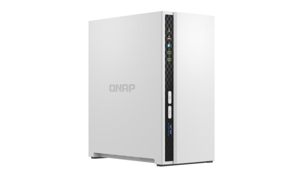 QNAP NAS TOWER 2BAY ARM 4CORE 2.0GHz 2xSATA 6GB/S 3.5"/2.5" 2GB RAM ON-BOARD 1xGBE, 1xUSB3.2 GEN1, CAPACITA MAX 18TB A BAY