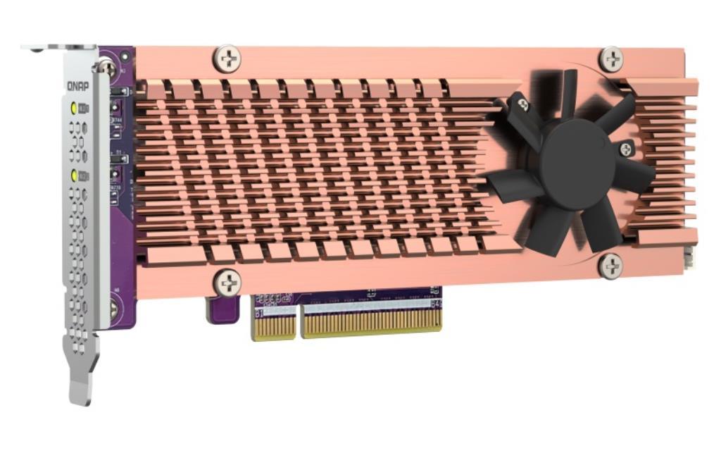 SCHEDA ESPANSIONE SSD QNAP QM2-2P-384A DUAL M.2 PCIE